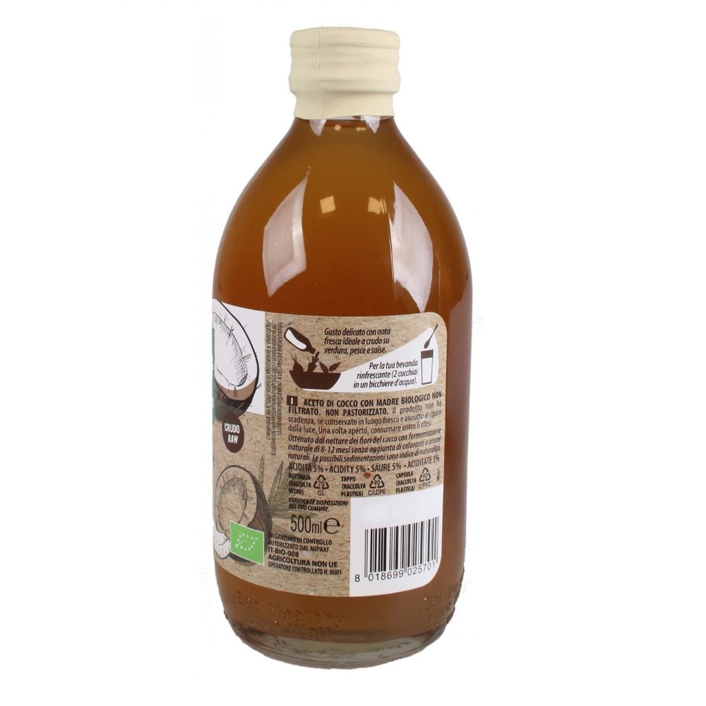 ProBios Organic Coconut Vinegar With The Mother 500ml