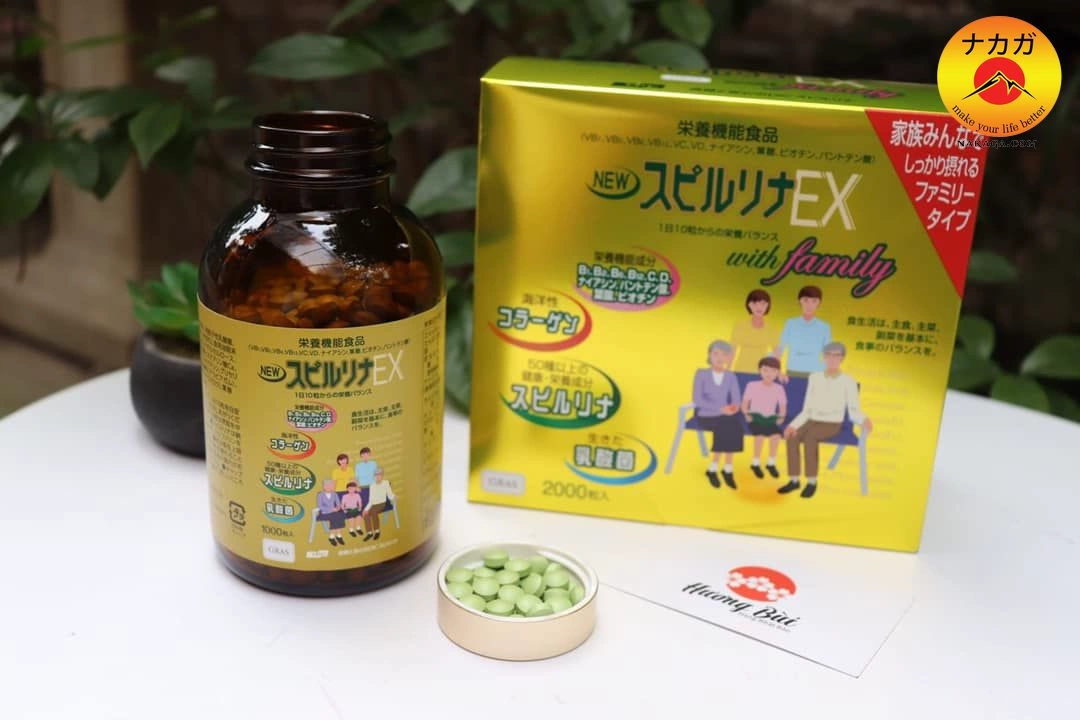 Tảo vàng EX Nhật Bản 2000 viên