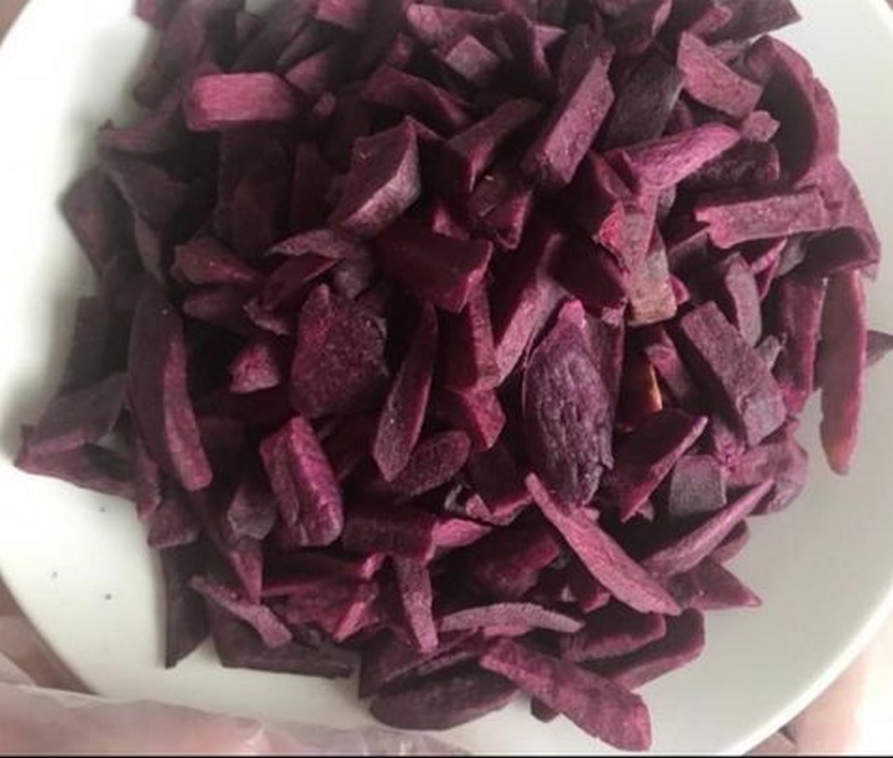 khoai lang tím cọng vụn - siêu ngon 500g