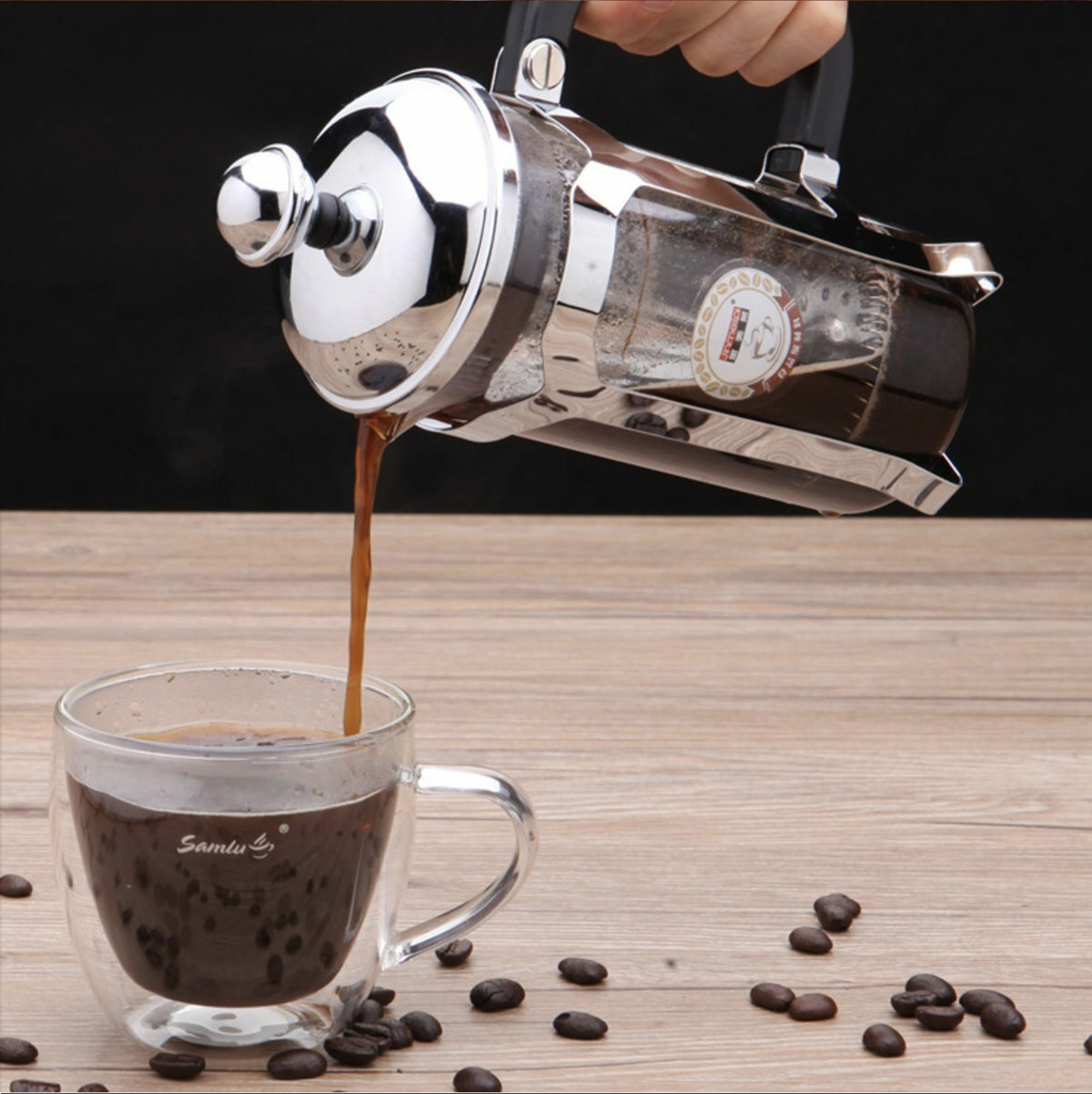 [HCM]Bình pha French Press, bình pha cà phê kiểu pháp