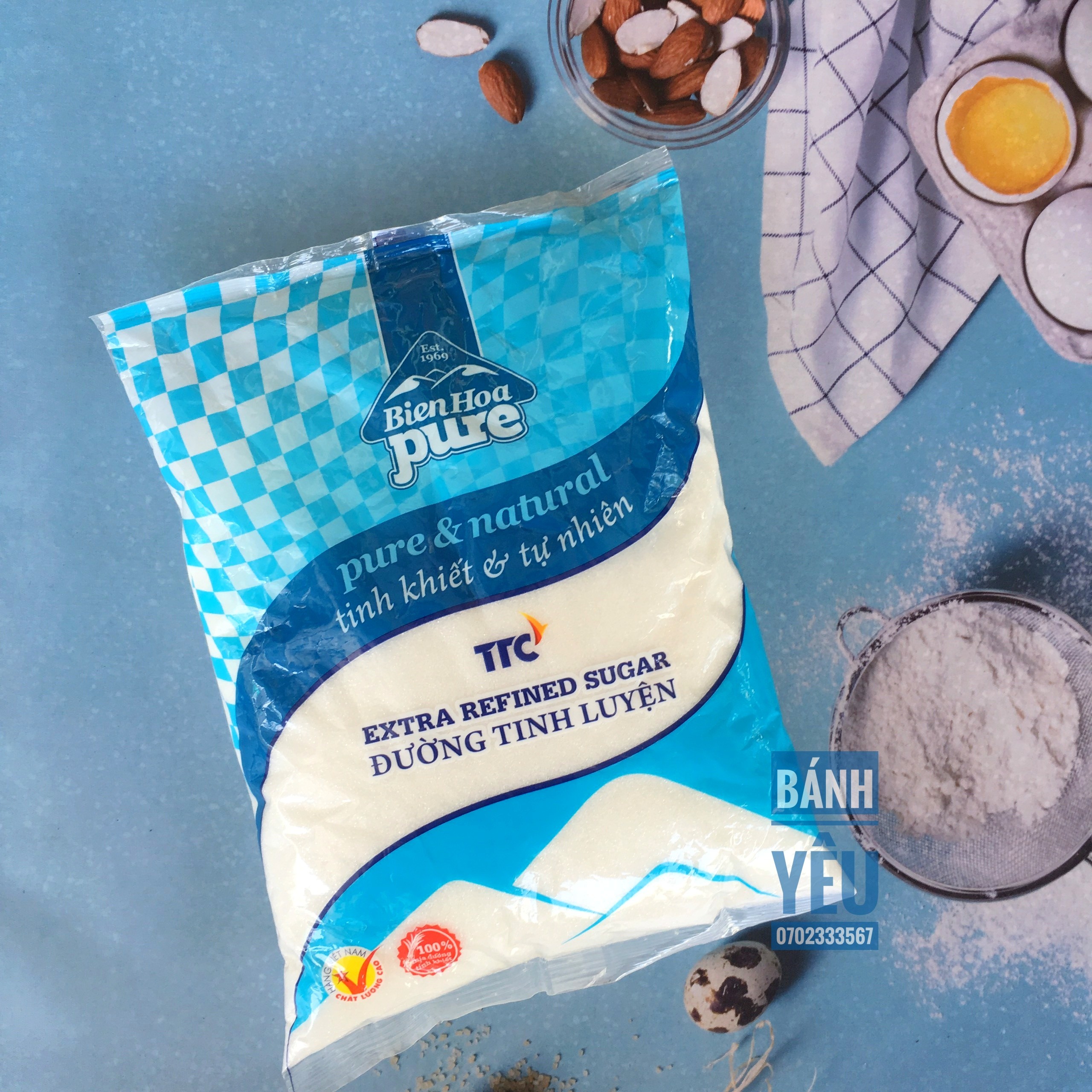 Đường tinh luyện Biên Hòa 1kg