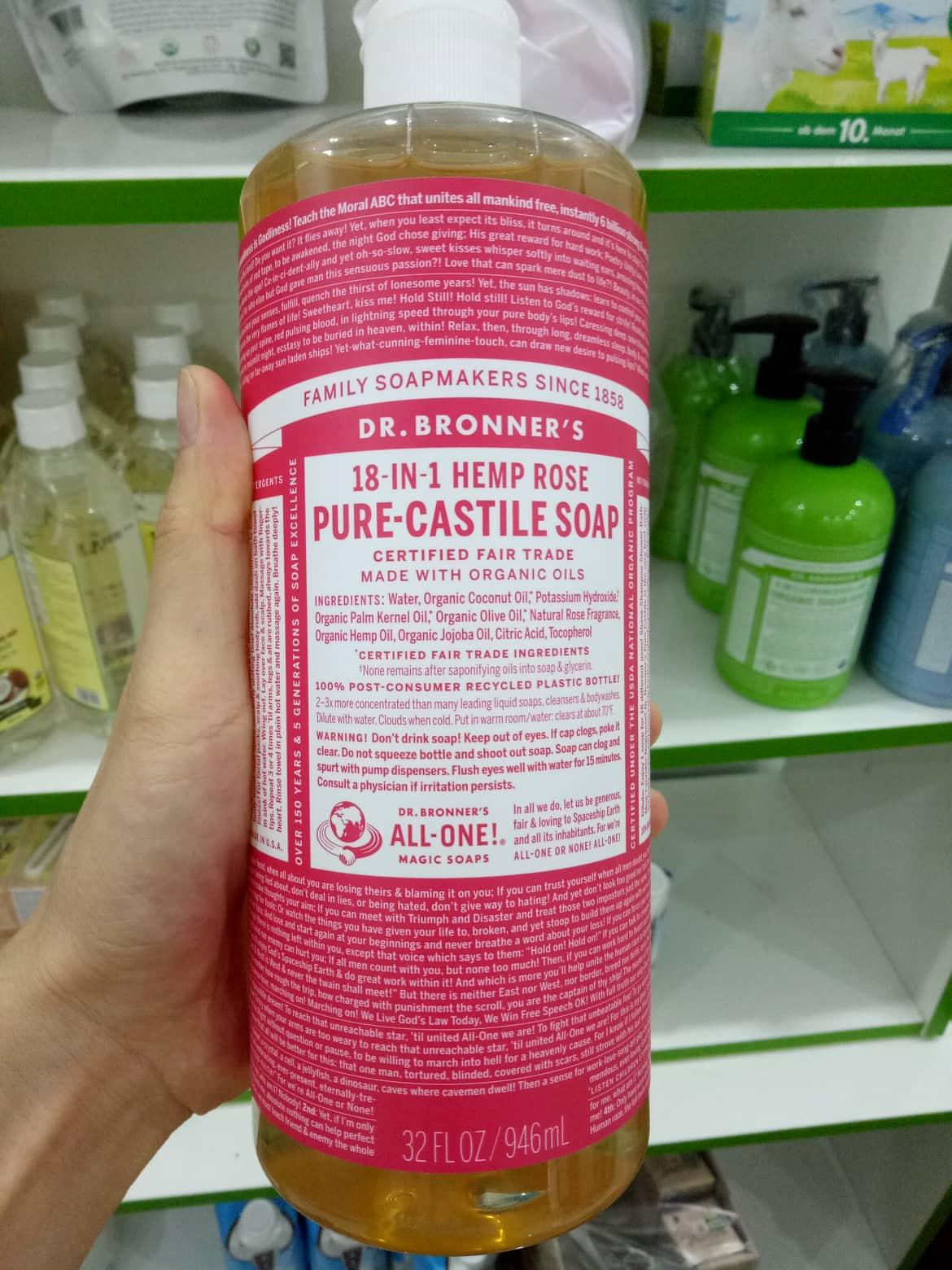 Sữa tắm hữu cơ Dr. Bronner's
