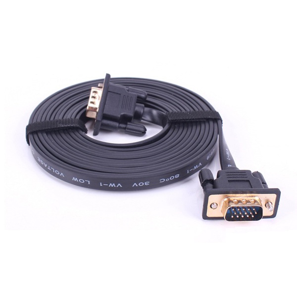 Cáp VGA 3m - 20m mỏng dẹt DTECH DT-69F10 chính hãng