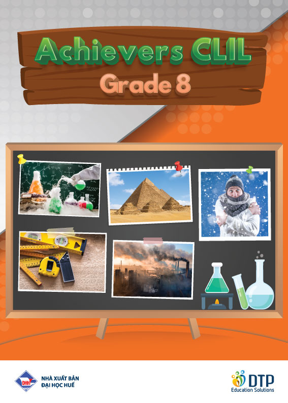 Sách - dtpbooks - Achievers Grade 8 Student's Book with CLIL Book