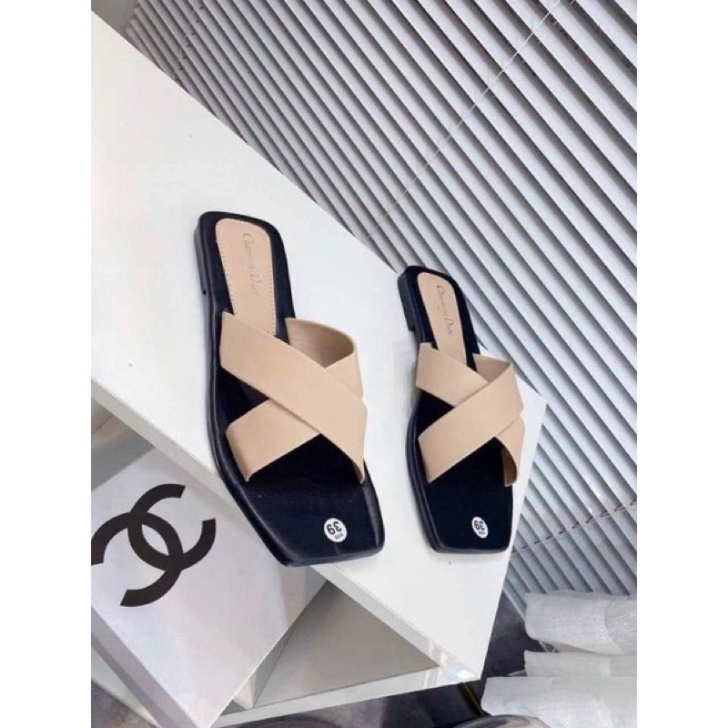 [Mã FAWEEKDAY2 giảm 10000 đơn 50000] Dép bệt chéo bigsize 35-45(kèm ảnh thật 100%)