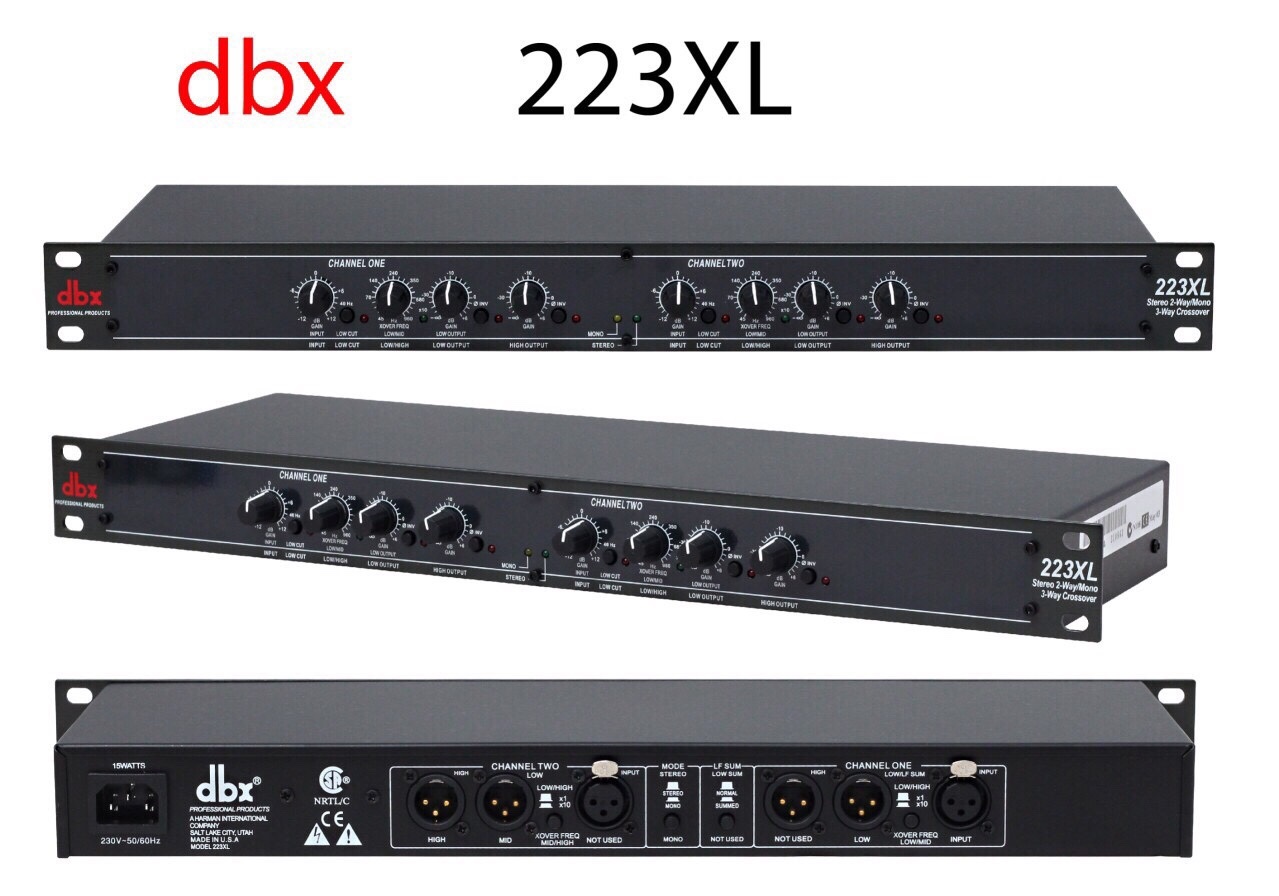 [HCM]Thiết bị chỉnh âm Crossover DBX 223XL