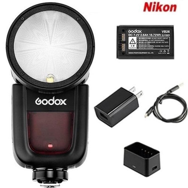[Trả góp 0%]Đèn Flash Godox V1 cho Nikon (Kèm Pin và Sạc)