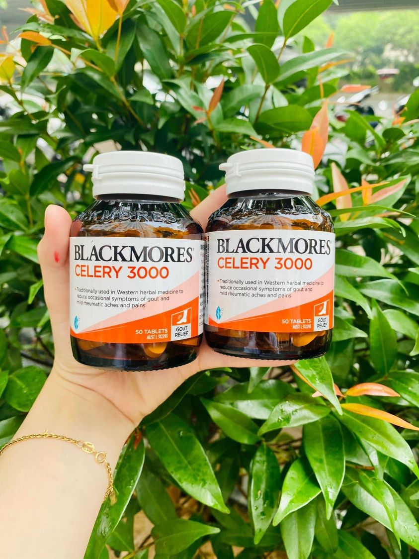 Date 8/25 Blackmores CELERY giảm gout 3000- viên 50