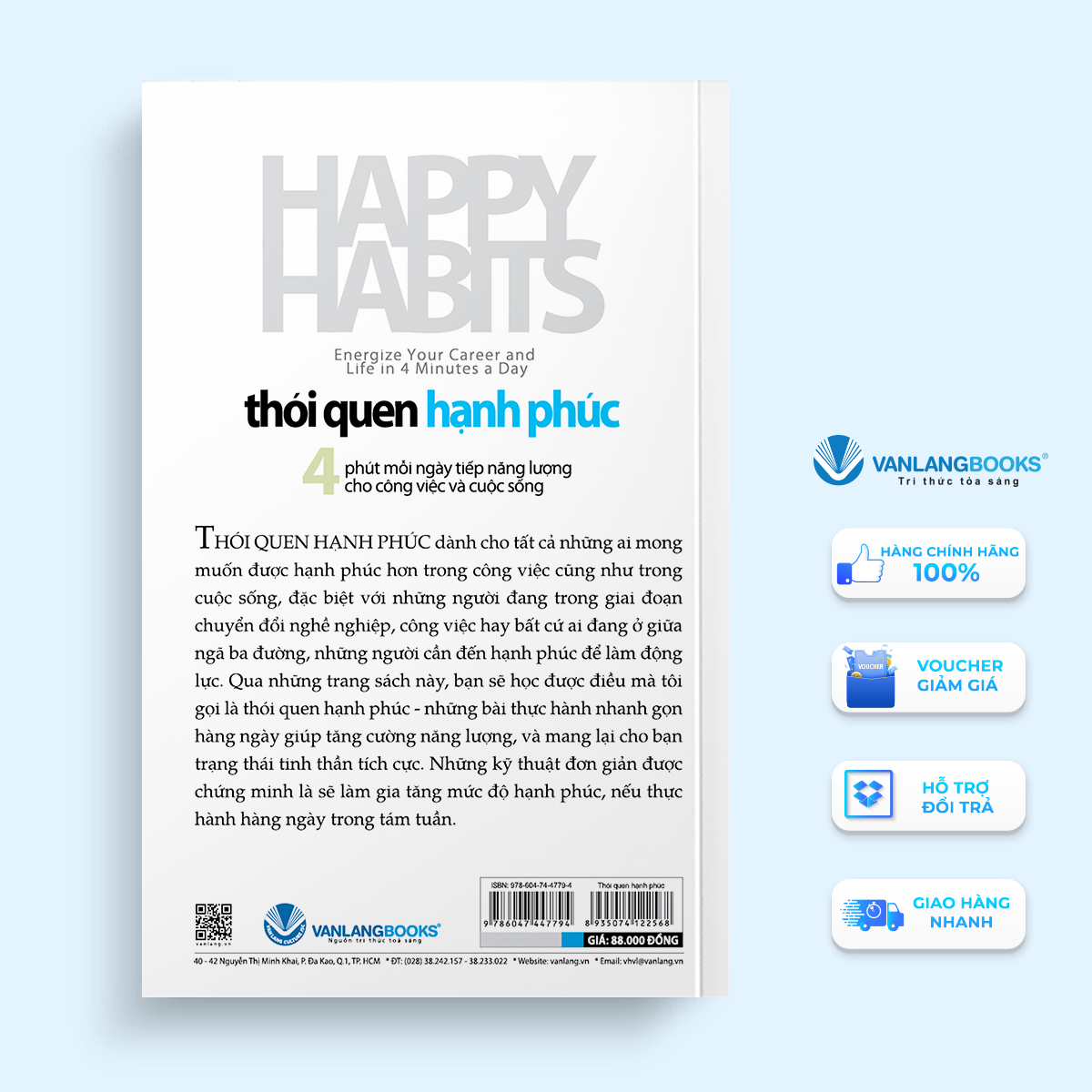 Sách - Thói Quen Hạnh Phúc-Vanlangbooks