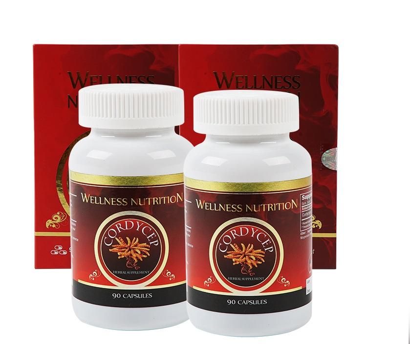 Combo 2 hộp Đông Trùng Hạ Thảo Wellness Nutrition (30 viên/hộp)