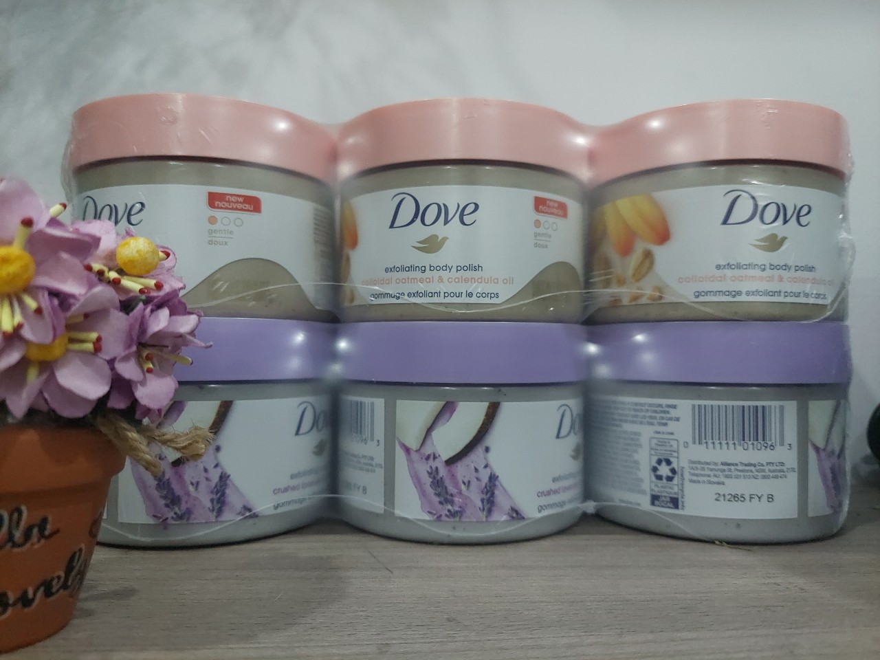 Tẩy tế bào chết dove exfoliating body polish