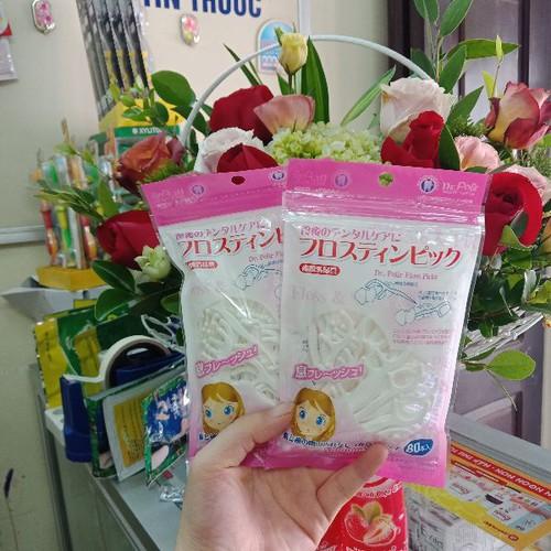 Chỉ kẽ răng Dr.polir gói hồng 80 cây