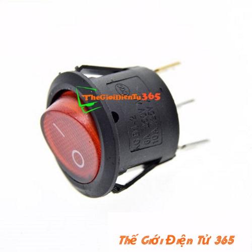 5 CÔNG TẮC 3 CHÂN CÓ ĐÈN KCD1