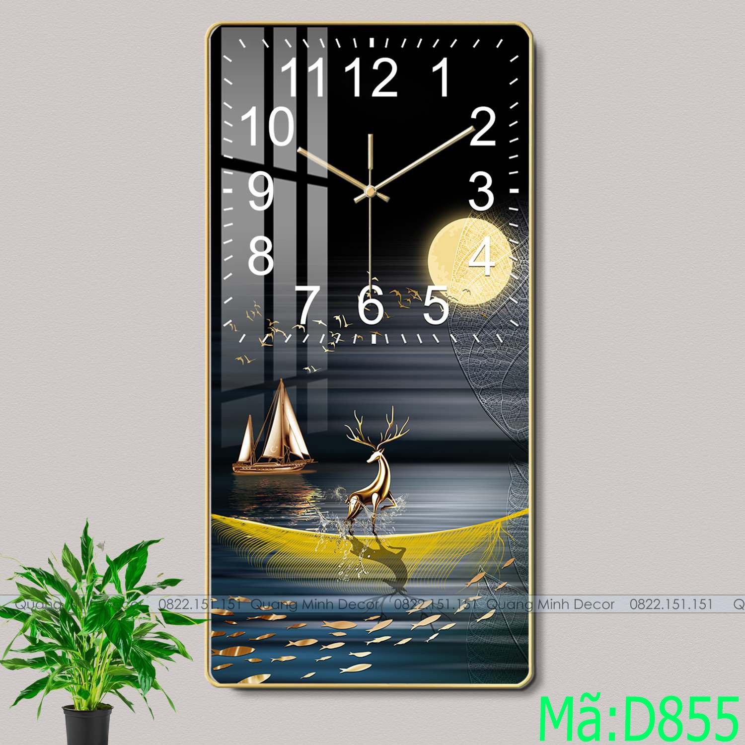 ĐỒNG HỒ TRÁNG GƯƠNG 5D