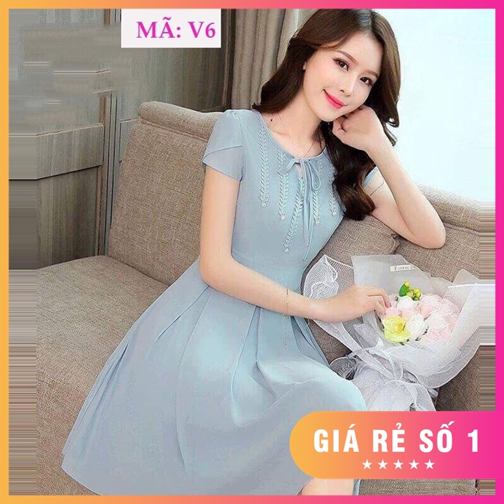 [HCM]ĐẦM VOAN LỤA THIẾT KẾ SIÊU XINH ĐỦ SIZE SMLXLXXL - VV6