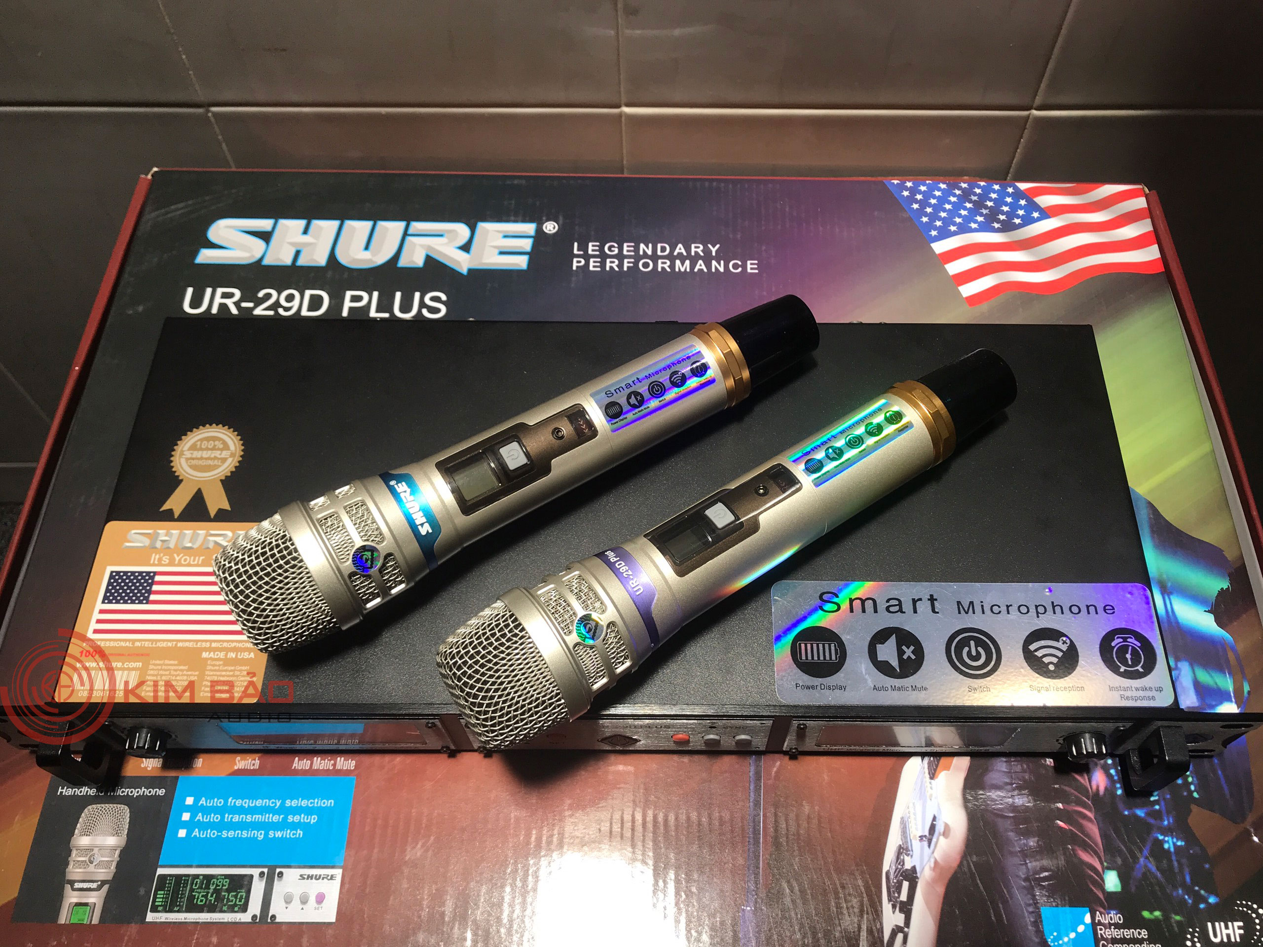 [HCM]Micro Shure UR 29D Plus - Micro Shure 4 râu