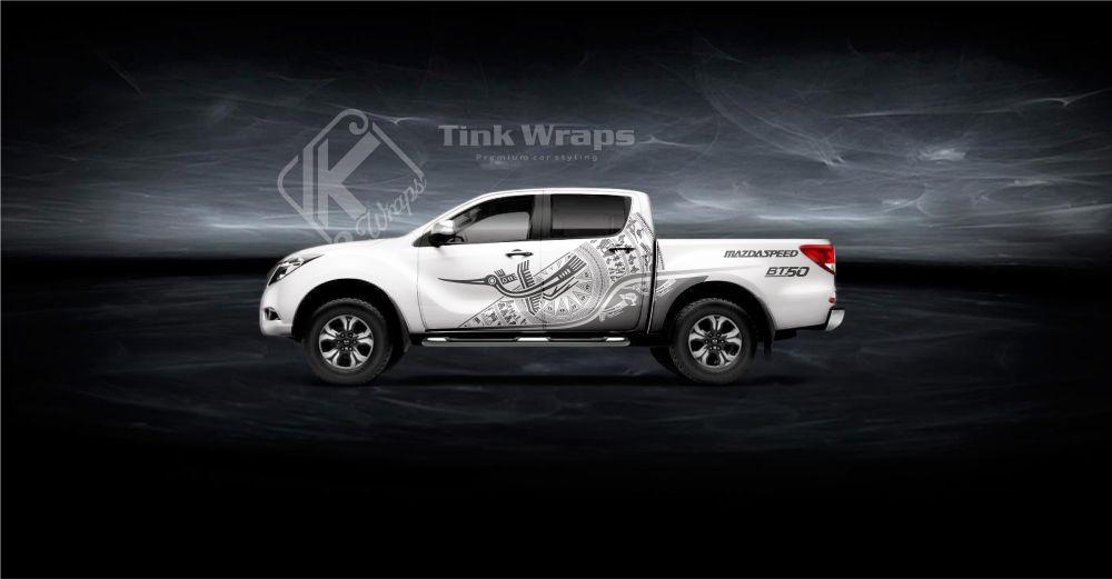 Tem xe Mazda BT50 trống đồng