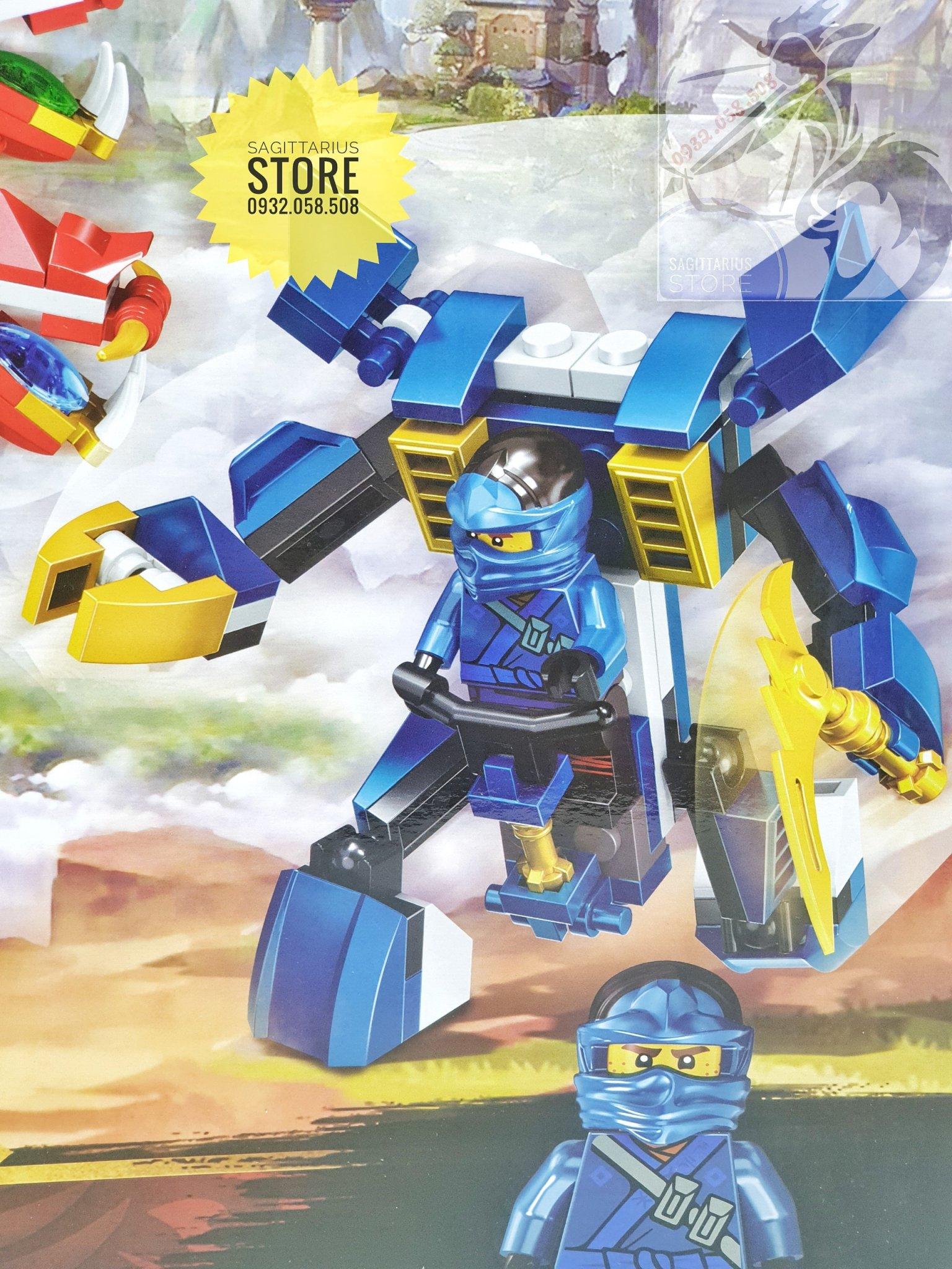 [HCM]Bộ Lego QS08-70764L Lắp Ráp Rồng Lửa 4 Đầu ( Có đèn âm thanh - 660 Mảnh )