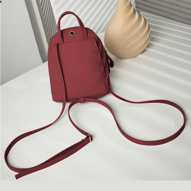 Balo Giả Da Mini Dễ Thương BL29 Đỏ