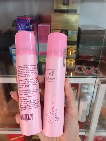 Xịt Thơm Body Rseries Body Spray 75ml Thái Lan