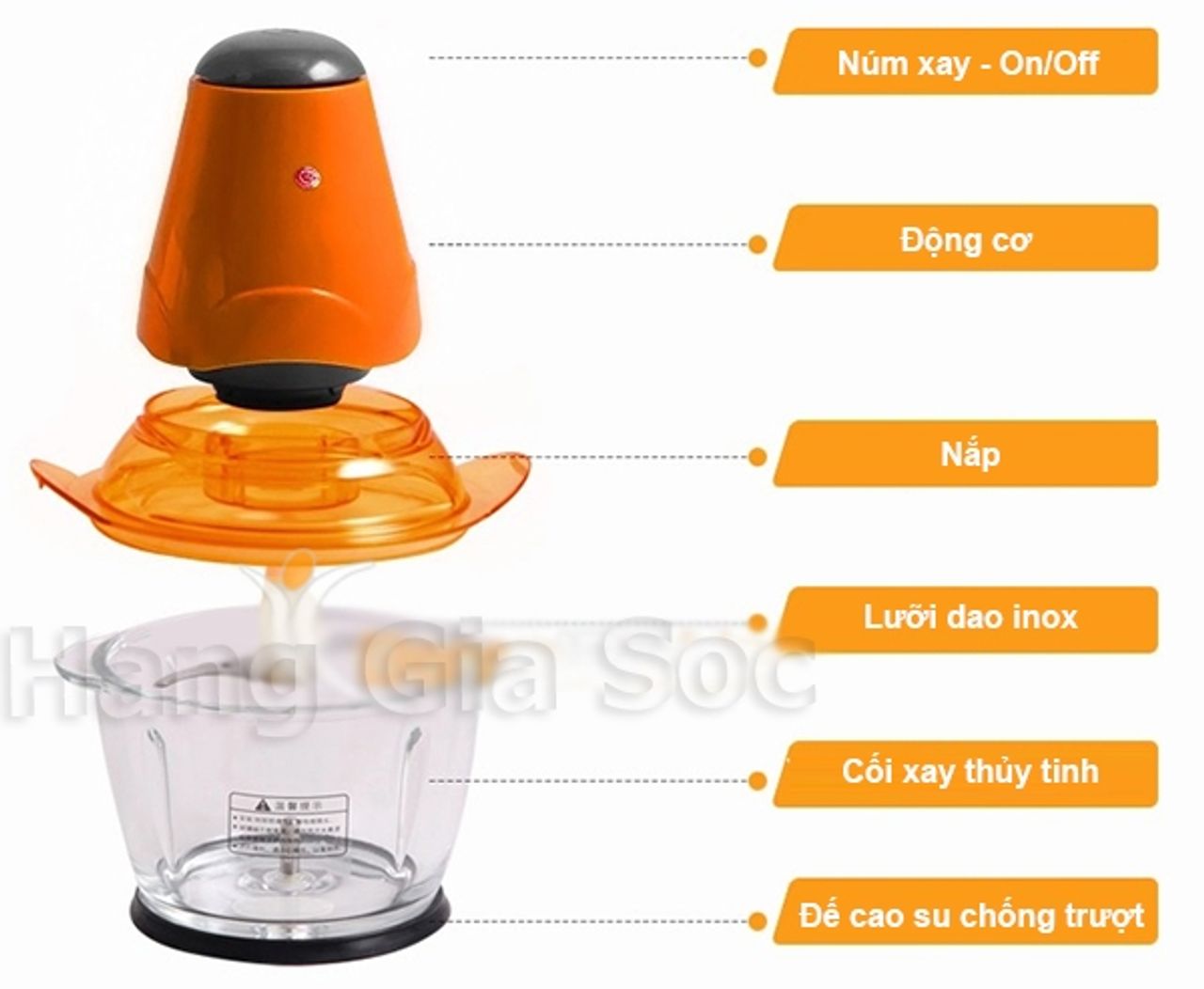 Máy xay thịt 1.2 Lít Happy call YJ-C 200W