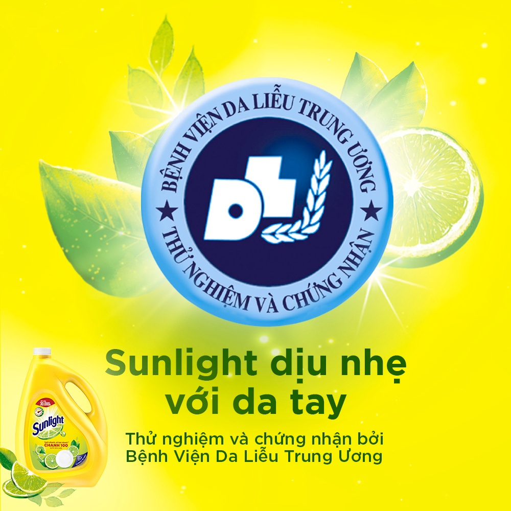 [Siêu thị WinMart] - Nước rửa chén Sunlight chanh 100 can 3.6kg