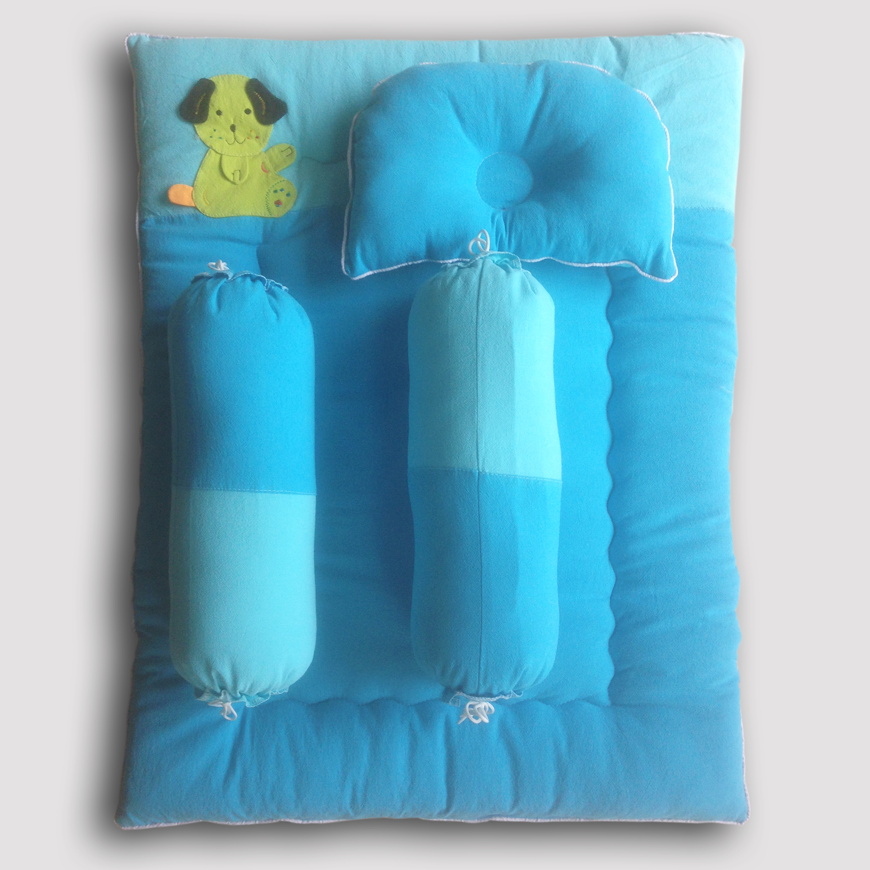 Bộ nệm gối sơ sinh kim home Cara (Cho em bé từ 0-18m)