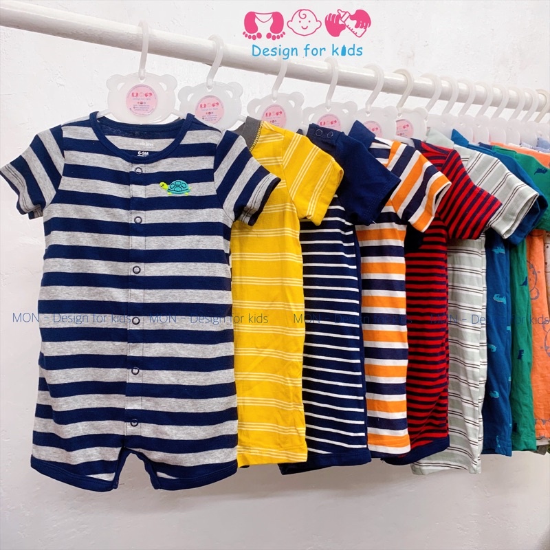 (Size 12-18m) Bộ body đùi romper xuất dư Car.ter's cho bé trai (chọn mẫu)