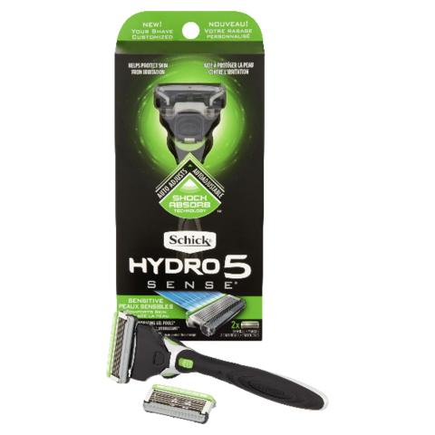 Dao cạo râu 5 lưỡi Schick Hydro 5 Custom - Nhật Bản (Xanh lá)
