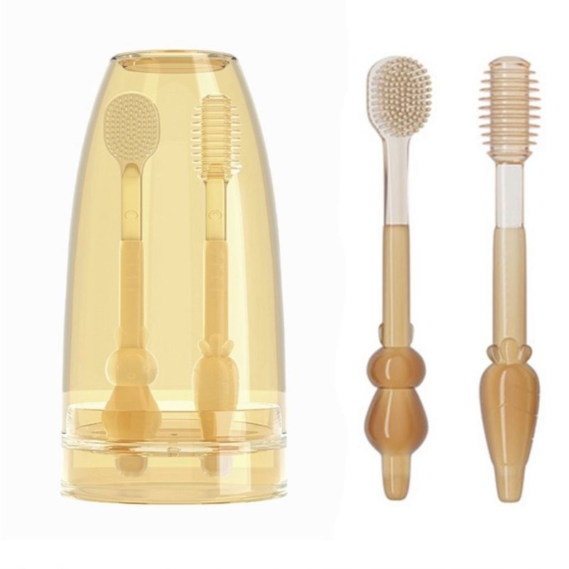 Set rơ lưỡi silicon và bàn chải đánh răng siêu mềm