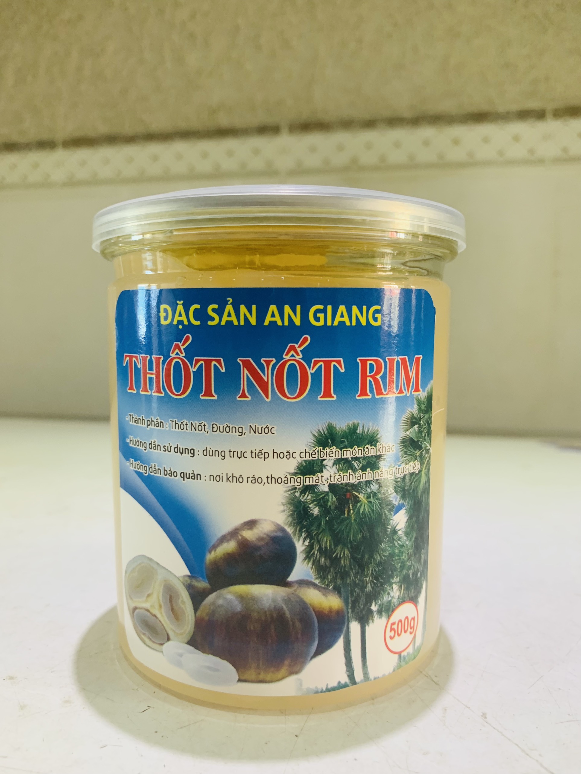 Hũ Thốt Nốt Rim 500g ngọt dẻo