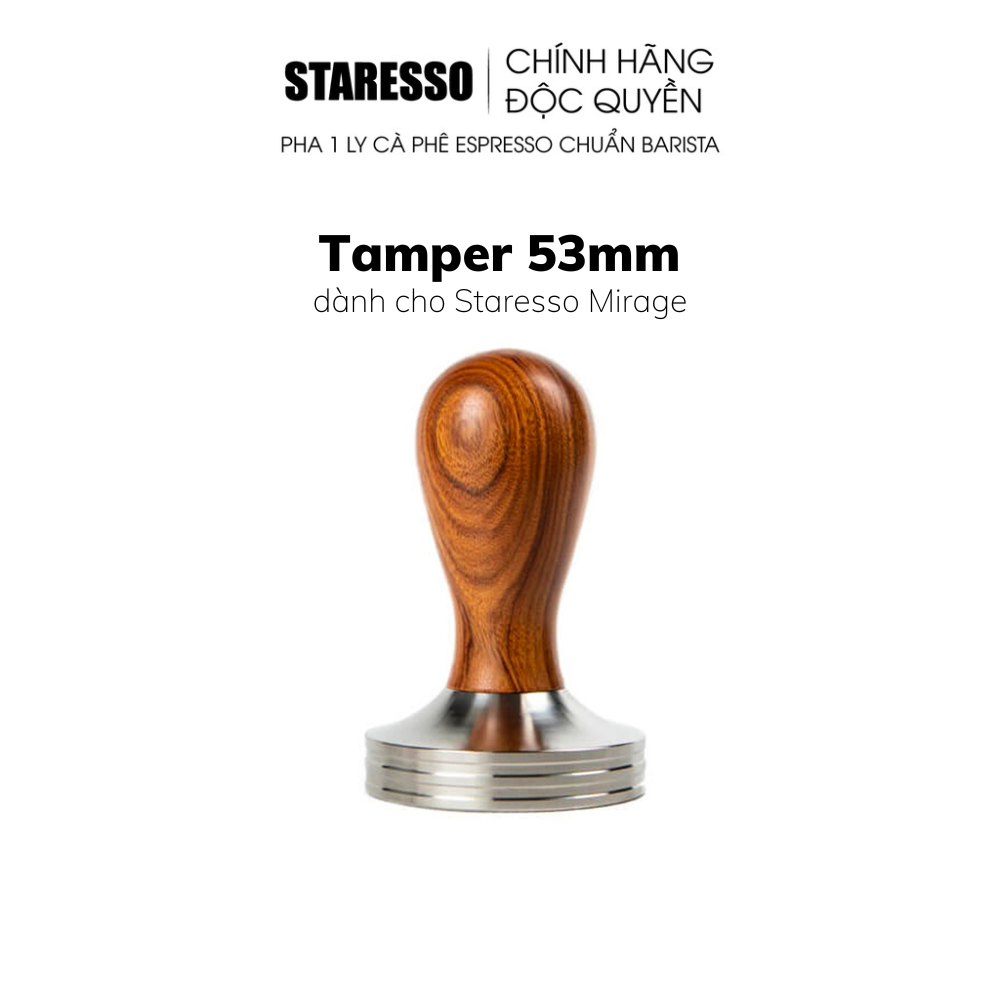 Tamper nén cà phê cho máy pha cafe Staresso Mirage 53mm