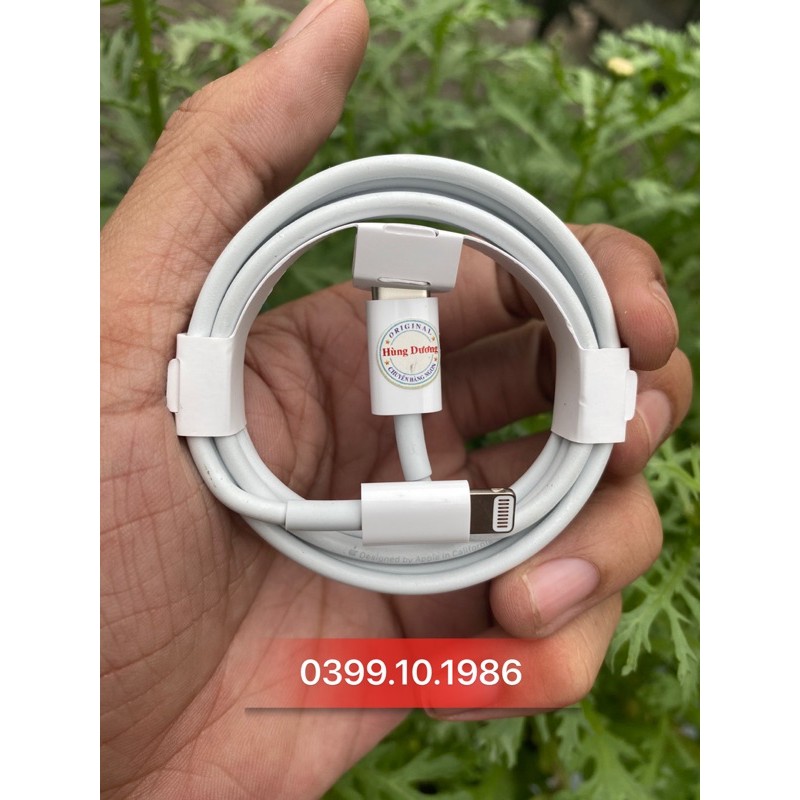 Cáp ip 11 pro max zin bóc máy type c to lightning sạc nhanh 18w pd 3.0