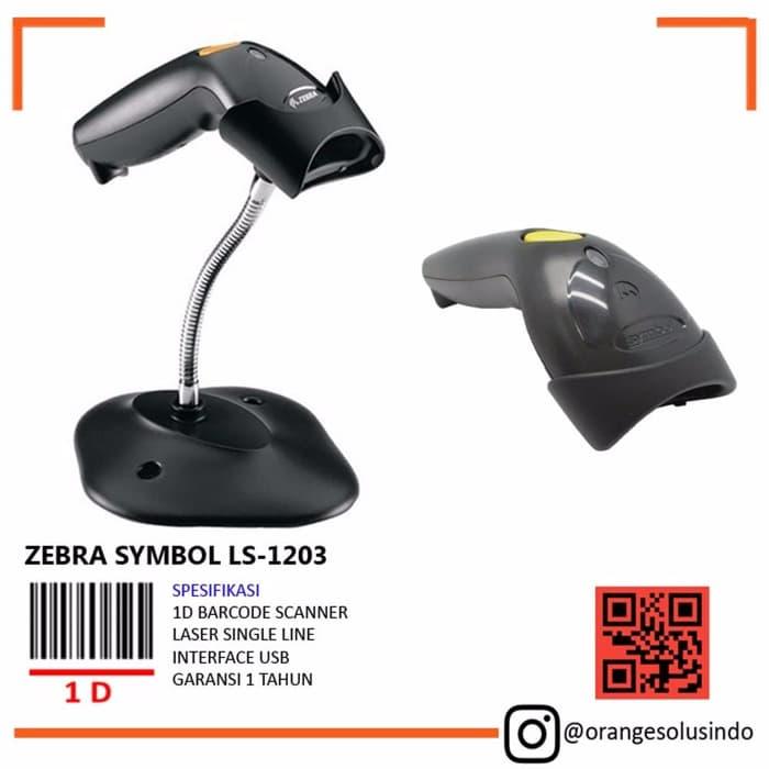 Máy đọc, quét mã vạch có dây Zebra LS1203