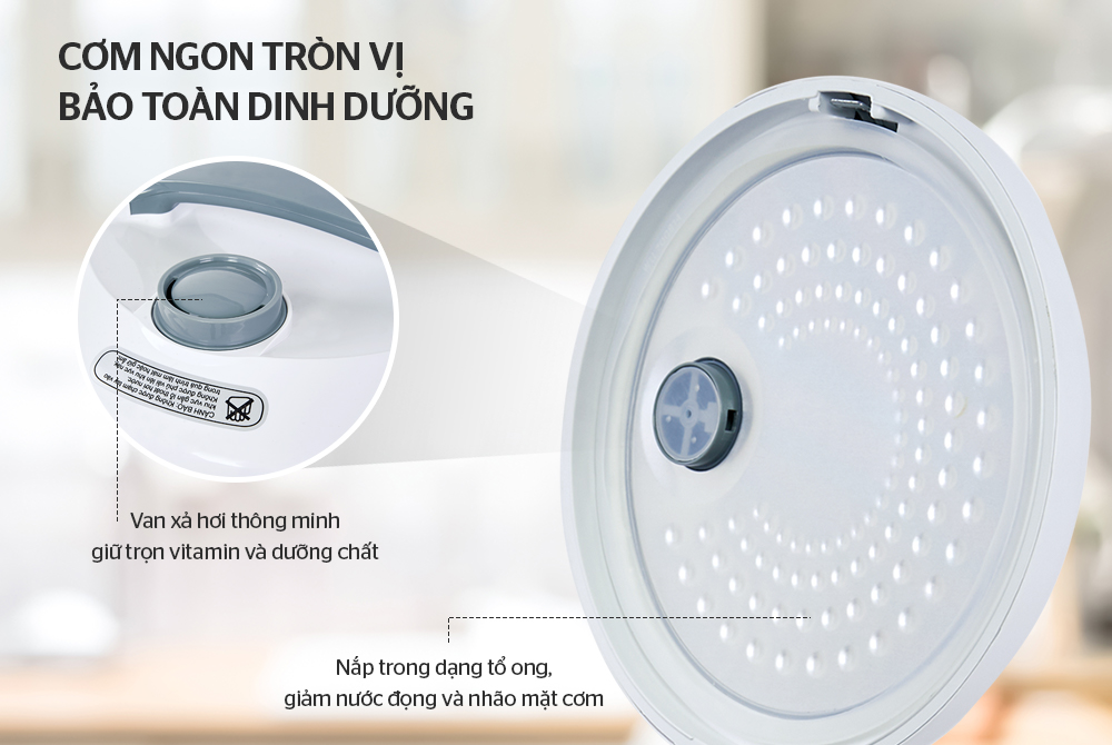 Nồi cơm điện 1.8L SUNHOUSE SHD8601