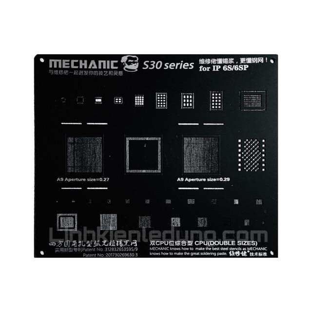 Vỉ làm chân A& iC Mechanic S30 từ 6G đến XSM