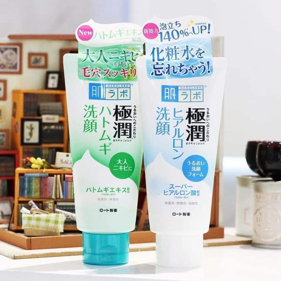Sữa rửa mặt TẠO BỌT Hada Labo tuýp NHẬT BẢN