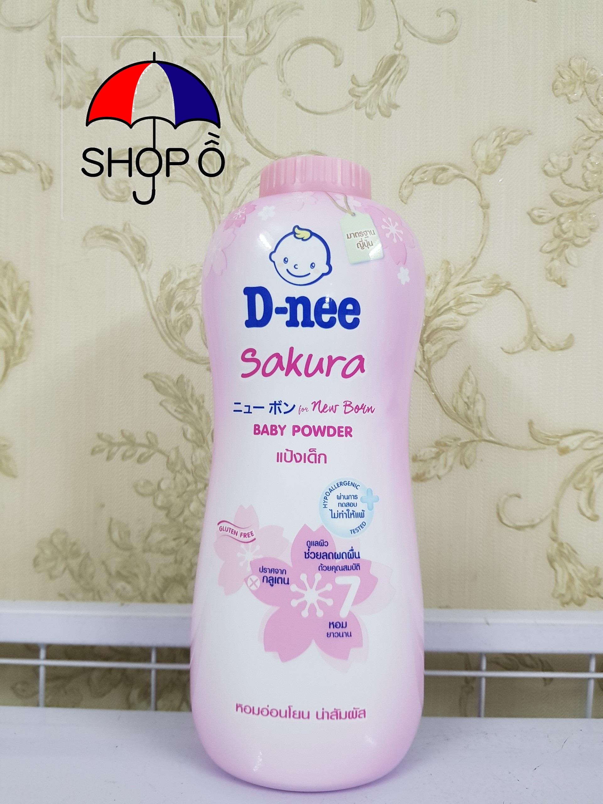 Combo 2 chai phấn thơm Dnee 380gram hương hoa sakura