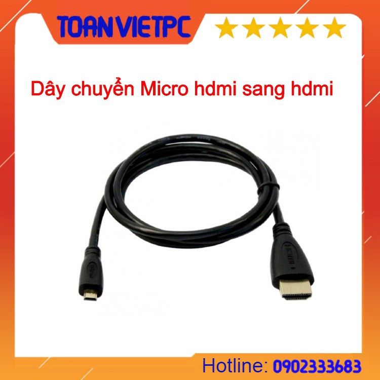 Cáp chuyển đổi tín hiệu từ Micro HD sang HDMI