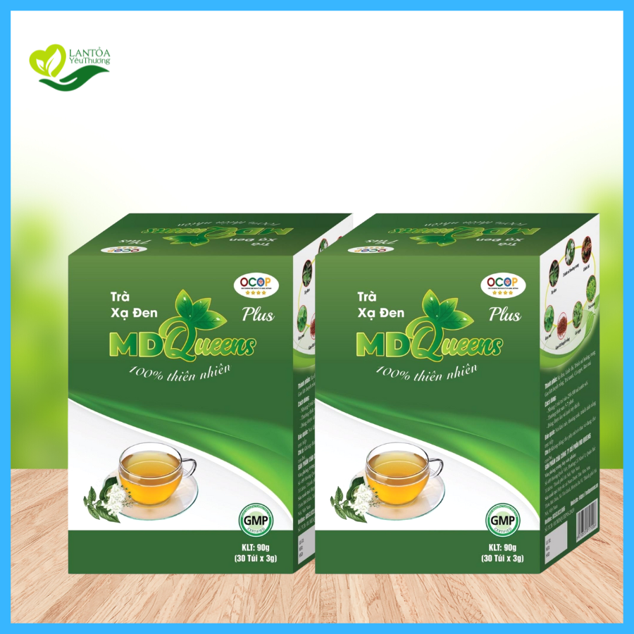 Trà Xạ Đen MD Queens Hộp 30 Túi Lọc