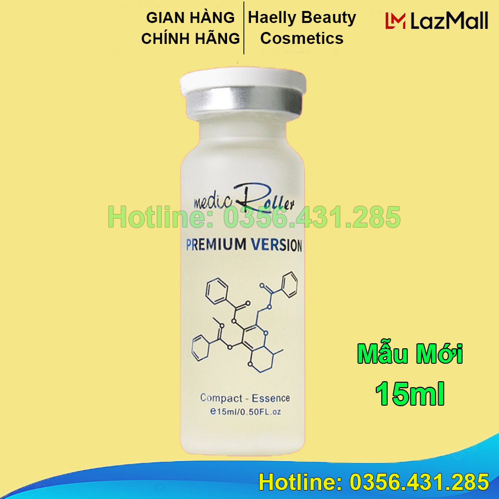 (Mẫu Mới) Serum Giảm Mụn Medic Roller Compact Essence Premium Version 15ml