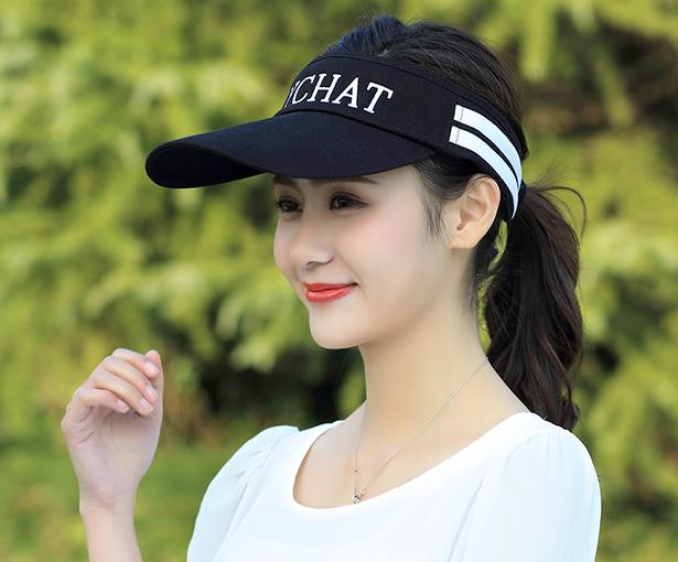 Mũ lưỡi trai nửa đầu thể thao màu đen, mũ chơi tennis, mũ nón golf, mũ nửa đầu thể thao, nón kết thể thao, nón kết cao cấp, mũ chống nắng thể thao, nón chống nắng