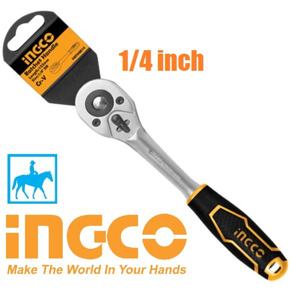 Cờ lê lực cần siết 2 chiều 1/4inch INGCO hrth0814