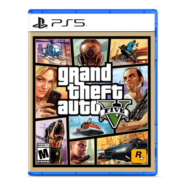 Đĩa Game PS5 - Grand Theft Auto V (GTA V) Hệ US