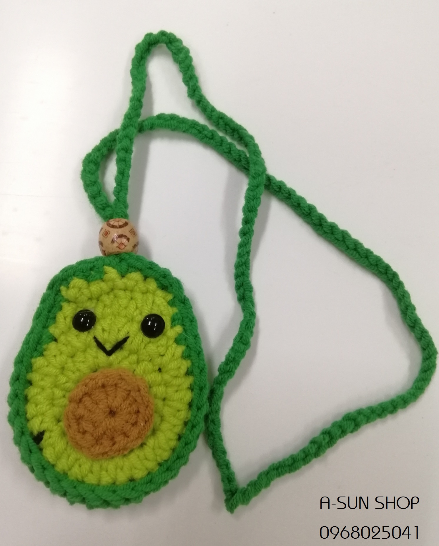 Túi đựng tỏi handmade cho bé hình trái bơ