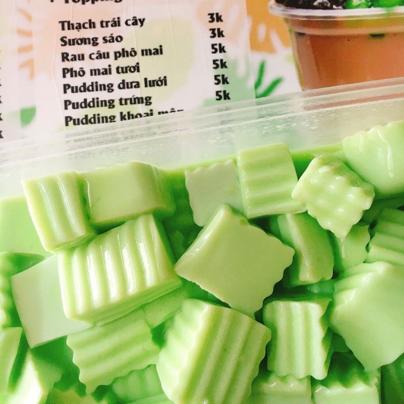 Set Pudding 6 Vị Làm Thạch Trà Sữa (Gồm Trứng, Matcha, Socola, Xoài, khoai môn, Dưa Lưới)