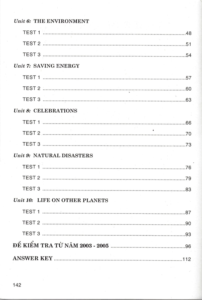 30 Bài Kiểm Tra Tiếng Anh Lớp 9