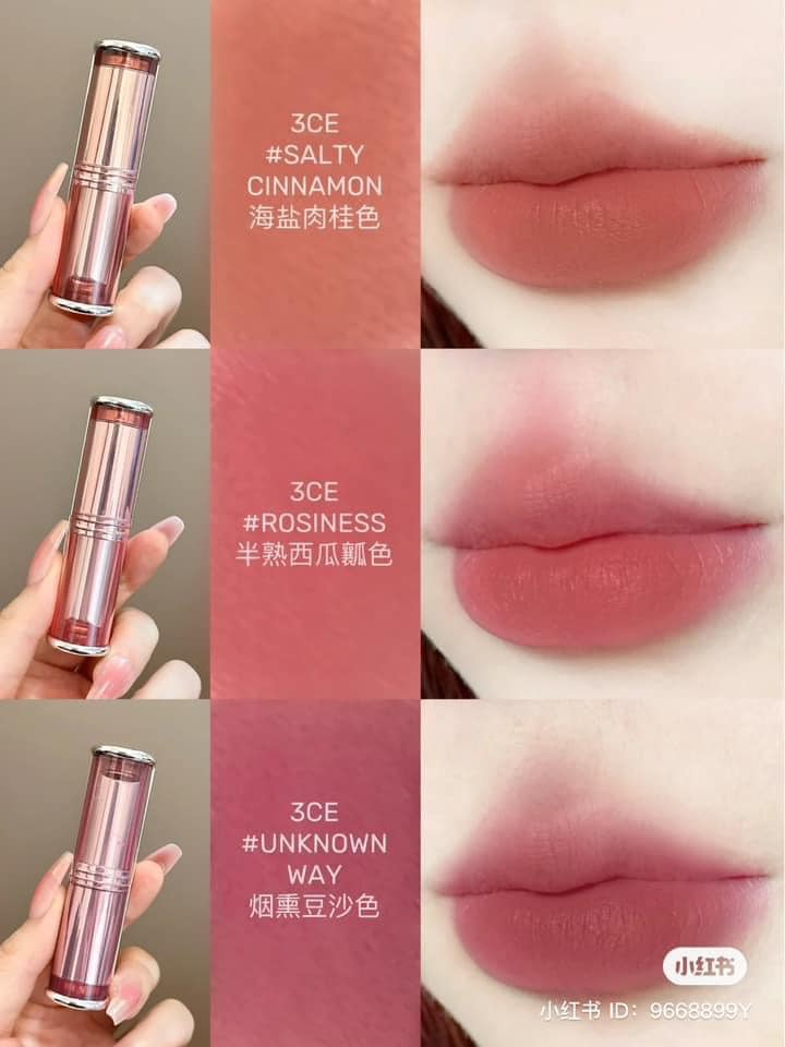 Son Thỏi Lì 3CE Blur Matte Lipstick 4g