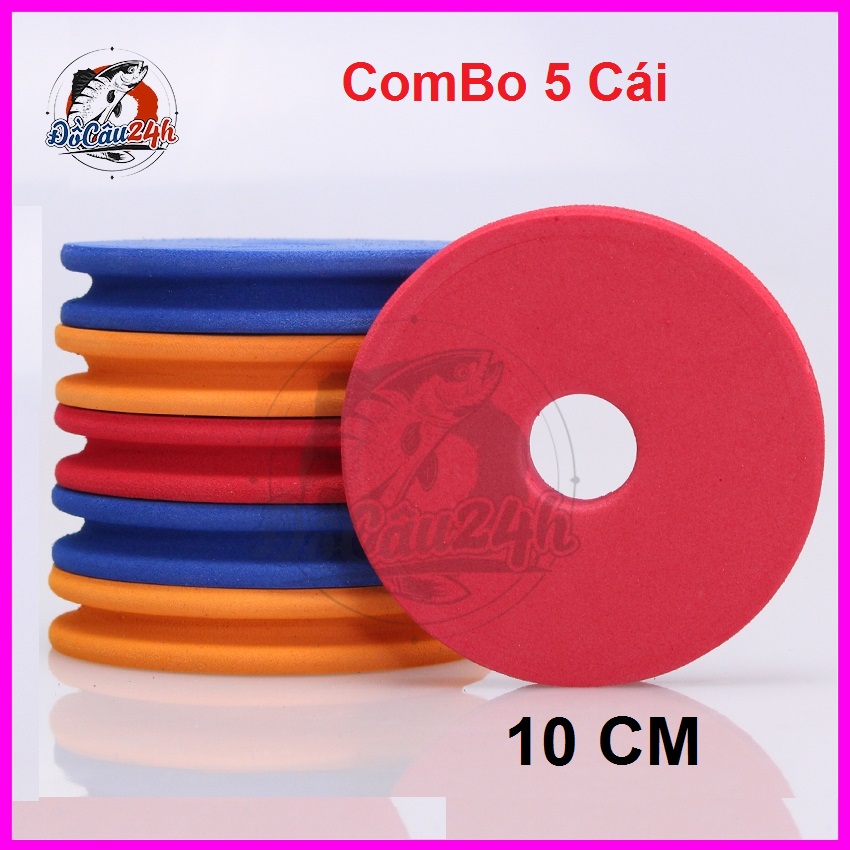 [Combo 5 Cái] Xốp Cuốn Trục Câu Đài Đường Kính 10cm - Đồ Câu 24h