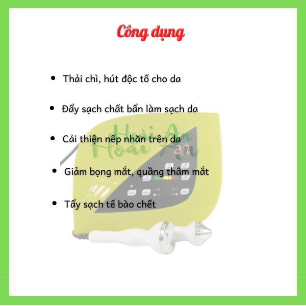 Máy thải chì hút chì B627 cho spa | Máy thải chì da mặt